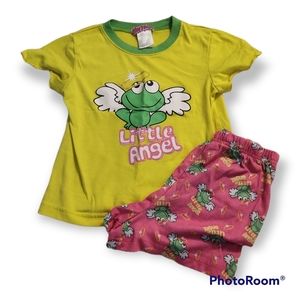 Girl Thing Frog Pajama Set